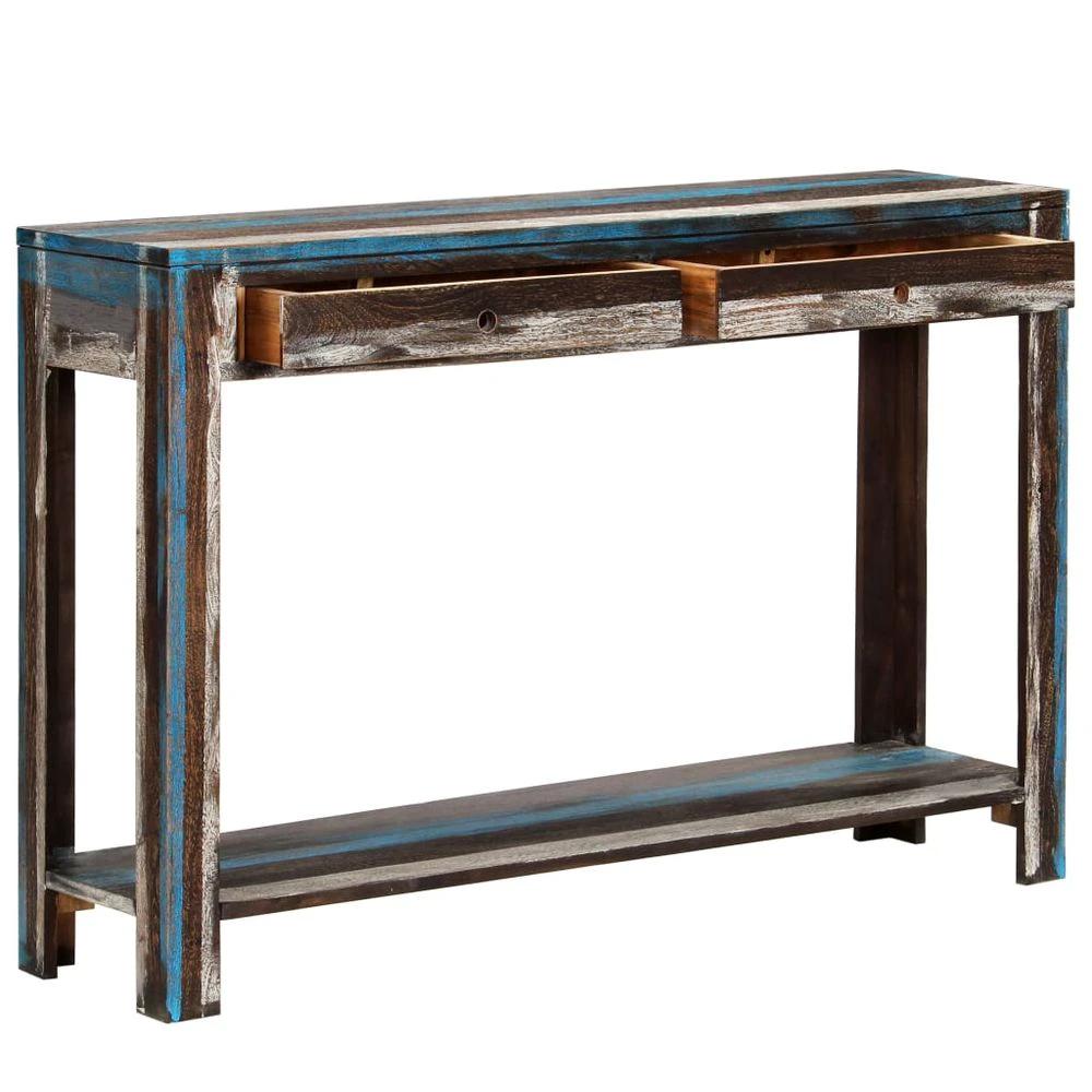 Console Table vidaXL Solid Wood Vintage 118x30x80 cm by vidaXL