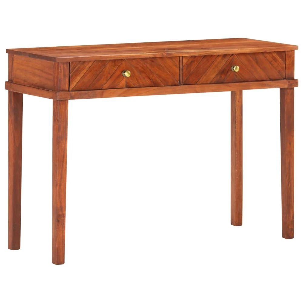Console Cabinet 110x40x76 cm vidaXL Solid Acacia Wood by vidaXL
