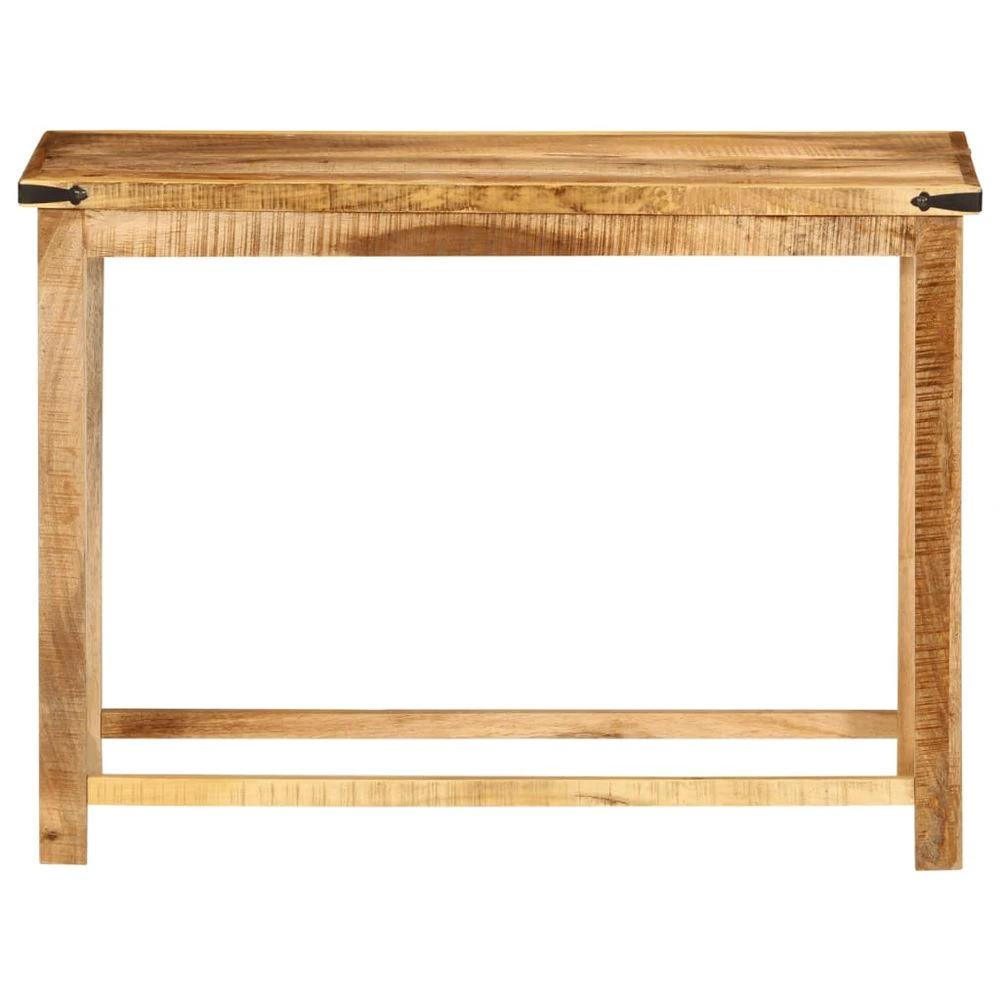 Console Table 100x30x75 cm vidaXL Solid Wood Mango by vidaXL