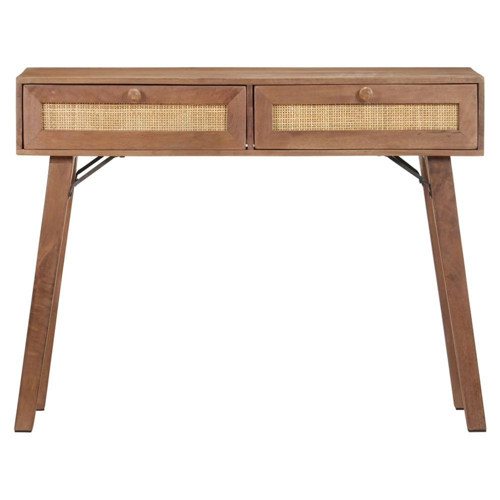 Console Table 100x35x76 cm vidaXL Solid Mango Wood by vidaXL