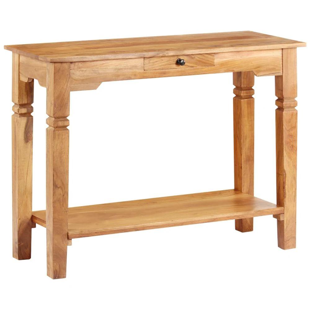vidaXL Console Table 100x40x76 cm vidaXL Solid Acacia Wood - Uncategorized Console Table