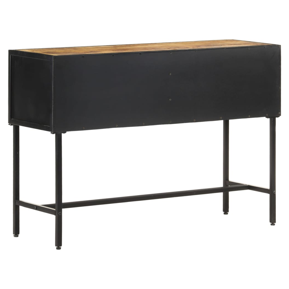 Console Table 110x35x75 cm vidaXL Rough Mango Wood by vidaXL