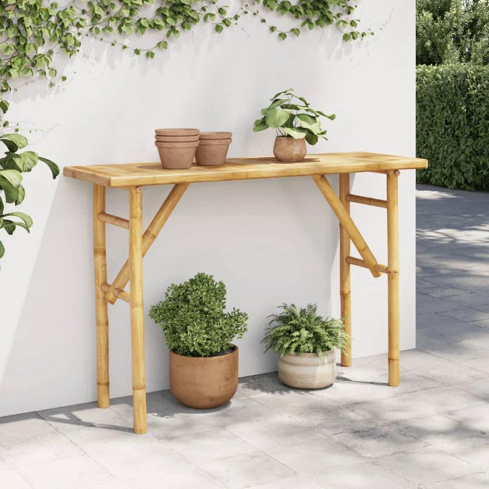 Console Table 115x39x75 cm vidaXL Bamboo by vidaXL
