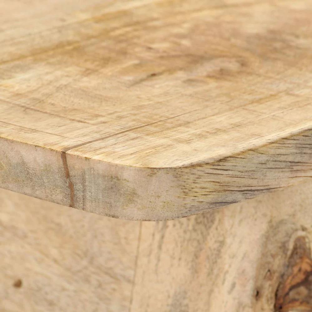 Console Table 115x40x75 cm vidaXL Solid Rough Mango Wood by vidaXL