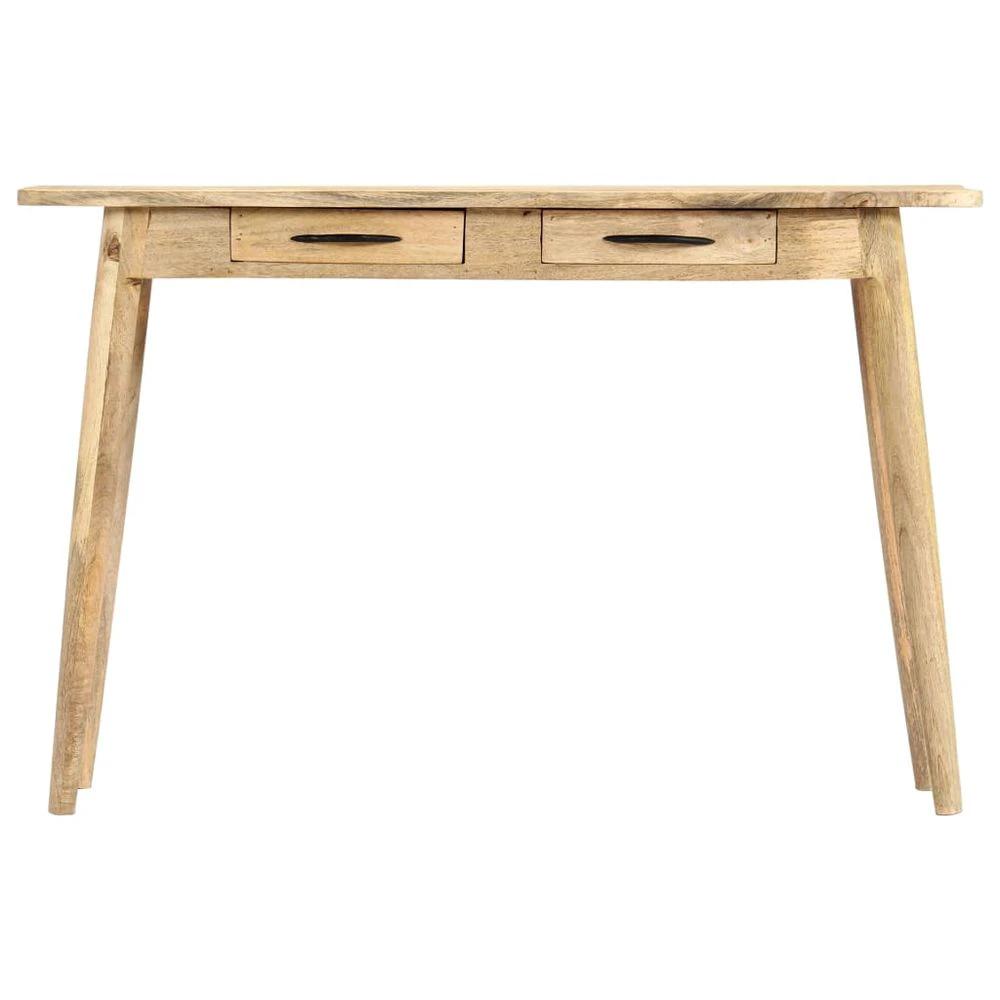 Console Table 115x40x75 cm vidaXL Solid Rough Mango Wood by vidaXL