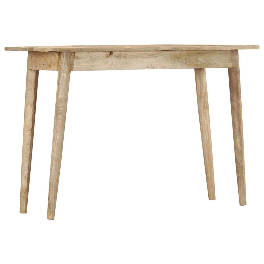Console Table 115x40x75 cm vidaXL Solid Rough Mango Wood by vidaXL