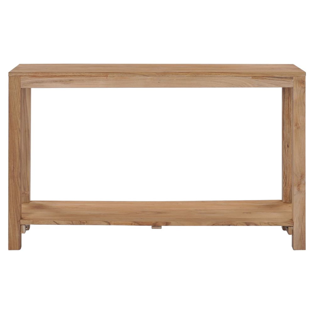 vidaXL Console Table 120x35x75 cm vidaXL Solid Teak Wood - Uncategorized Console Table