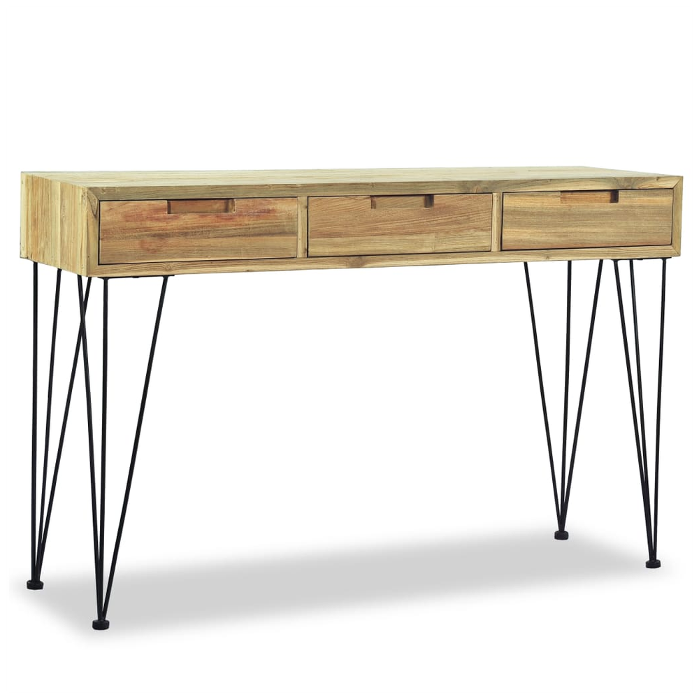 vidaXL Console Table 120x35x76 cm vidaXL Solid Teak - Uncategorized Console Table