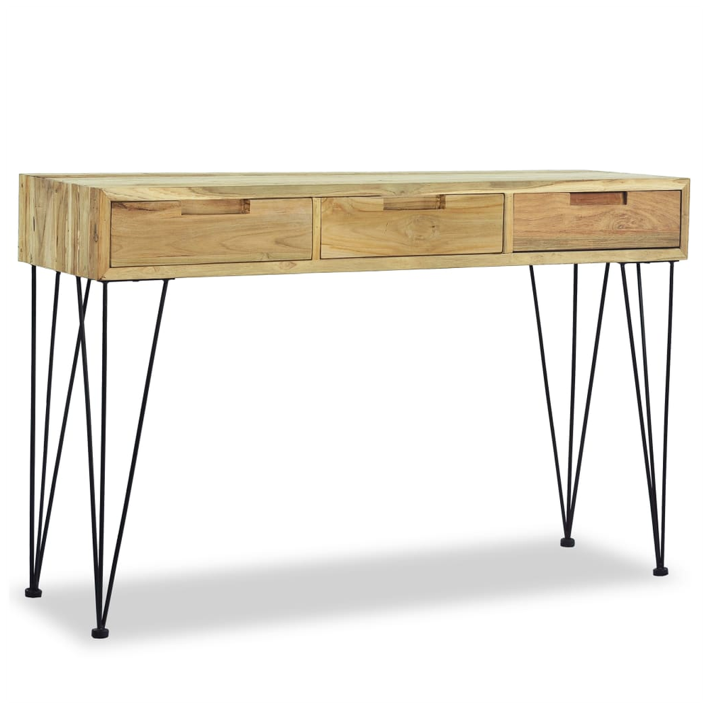 vidaXL Console Table 120x35x76 cm vidaXL Solid Teak - Uncategorized Console Table