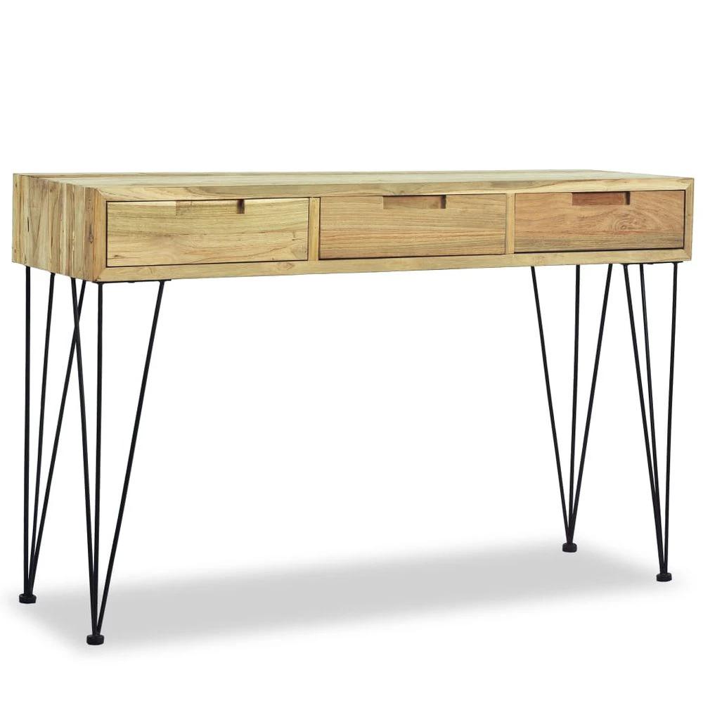vidaXL Console Table 120x35x76 cm vidaXL Solid Teak - Uncategorized Console Table
