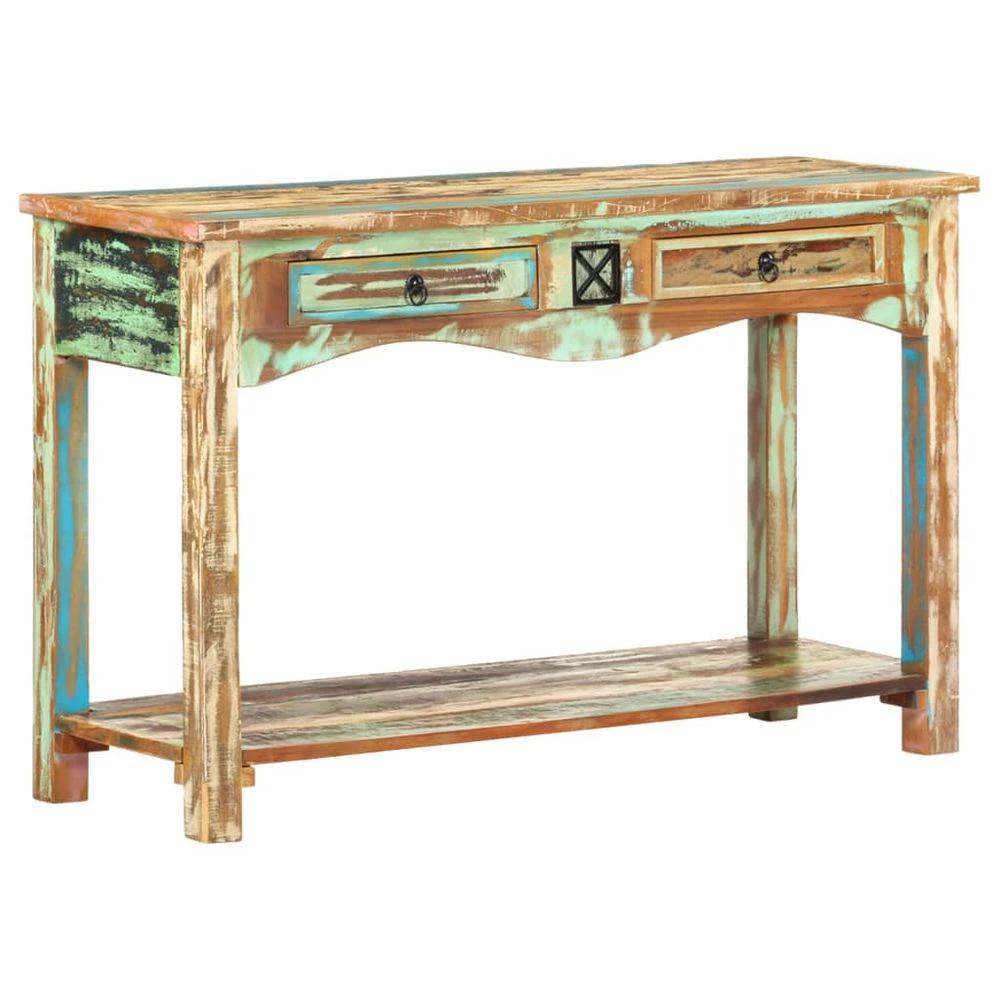 Console Table 120x40x75 cm vidaXL Solid Reclaimed Wood by vidaXL