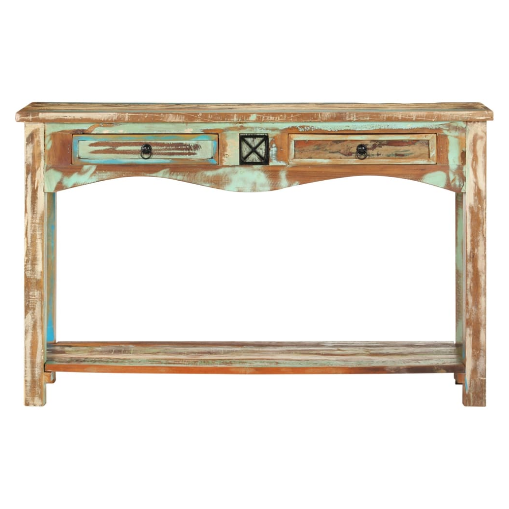 Console Table 120x40x75 cm vidaXL Solid Reclaimed Wood by vidaXL
