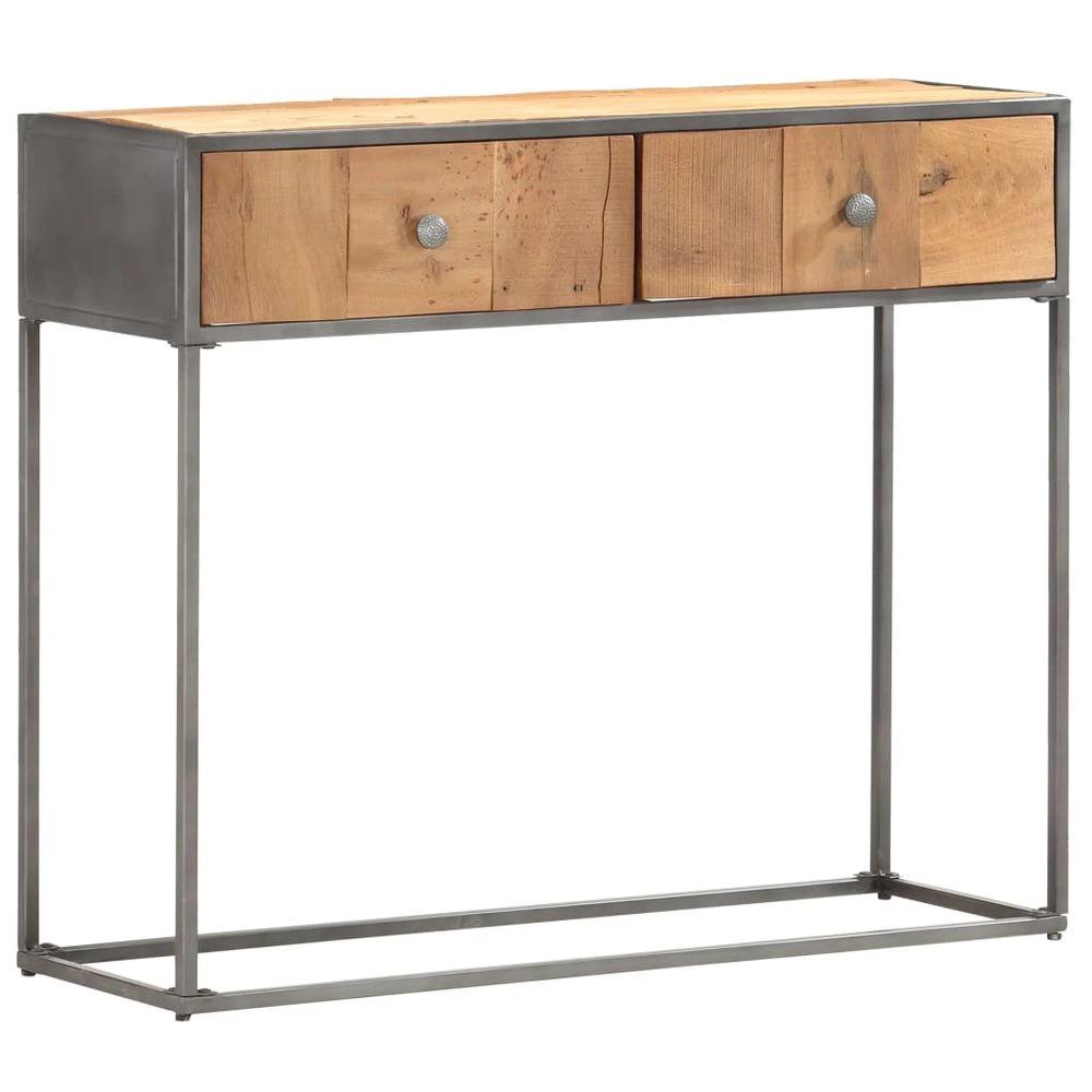 vidaXL Console Table 90x30x75 cm vidaXL Solid Reclaimed Wood - Uncategorized Console Table