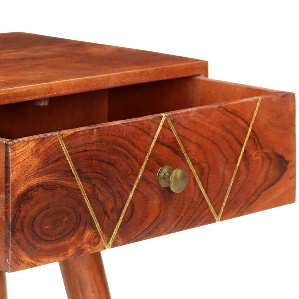 vidaXL Console Table 90x35x76 cm vidaXL Solid Acacia Wood - Uncategorized Console Table