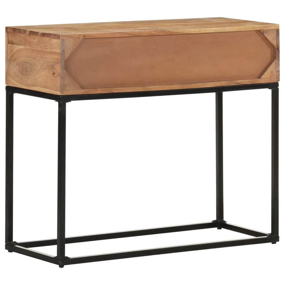vidaXL Console Table 90x35x76 cm vidaXL Solid Acacia Wood - Uncategorized Console Table