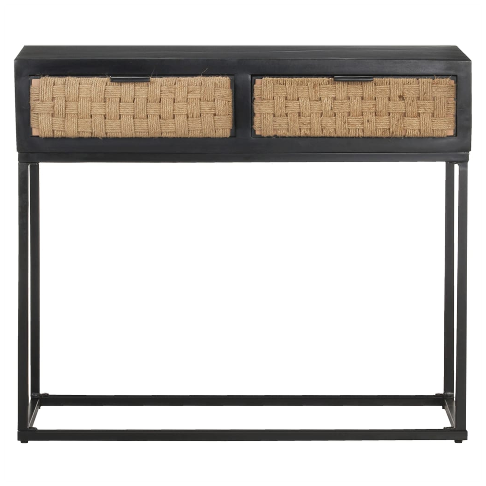 Console Table 90x35x76 cm vidaXL Solid Mango Wood by vidaXL