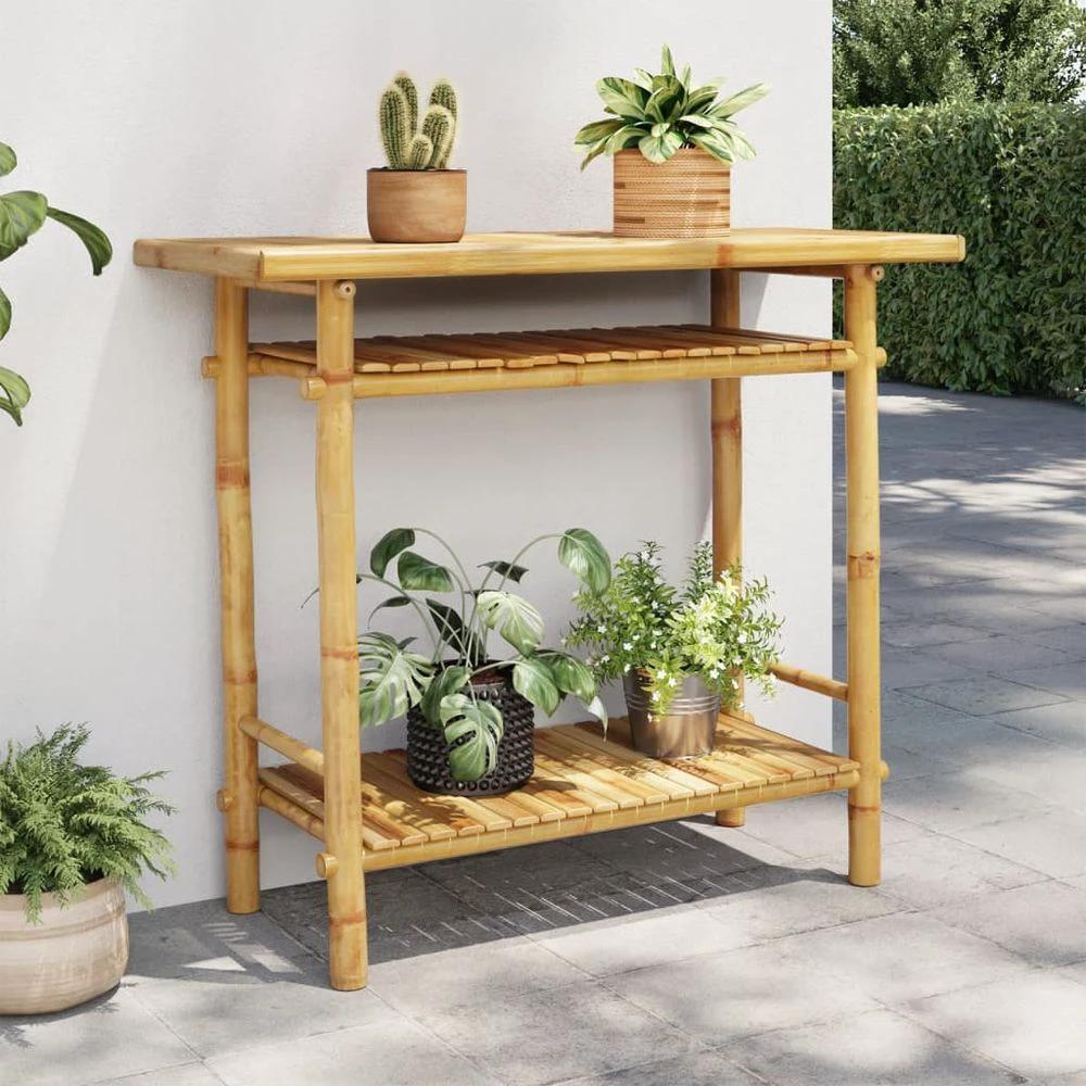 Console Table 90x37x75 cm vidaXL Bamboo by vidaXL