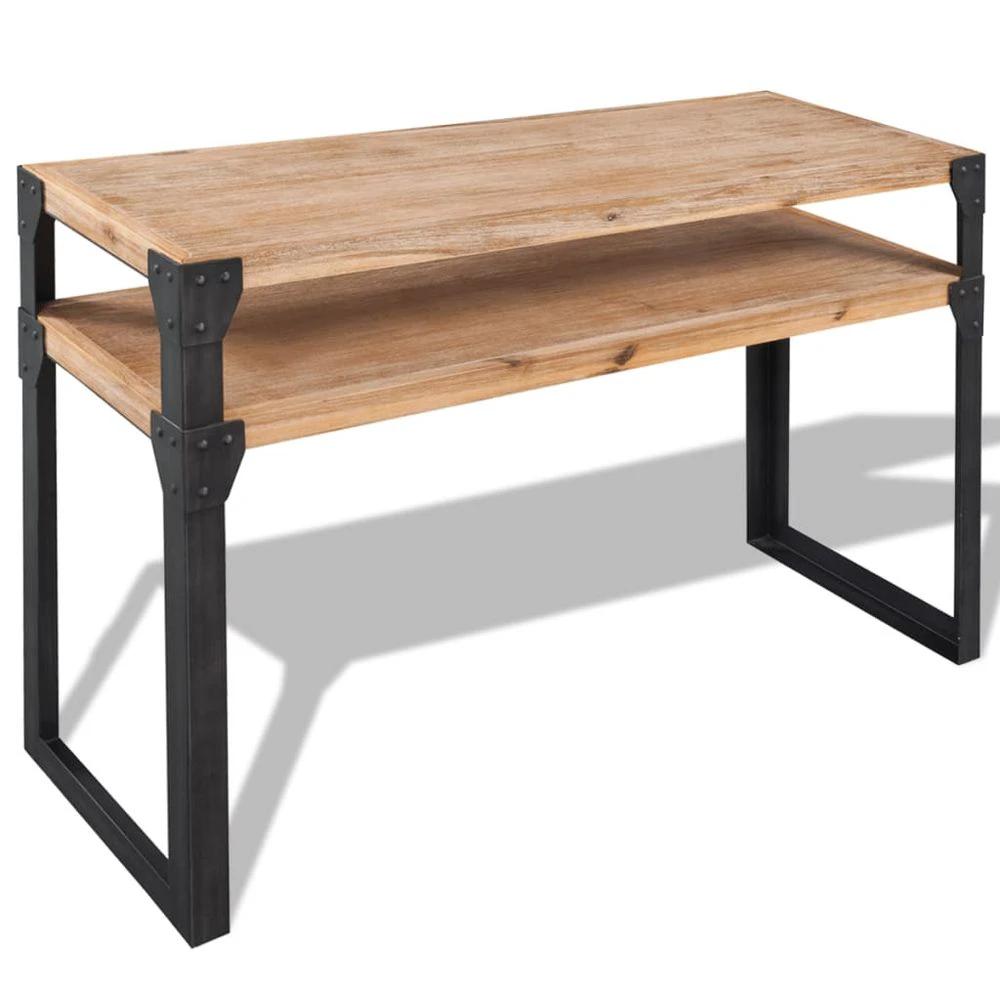 Console Table vidaXL Solid Acacia Wood 120x40x85 cm by vidaXL
