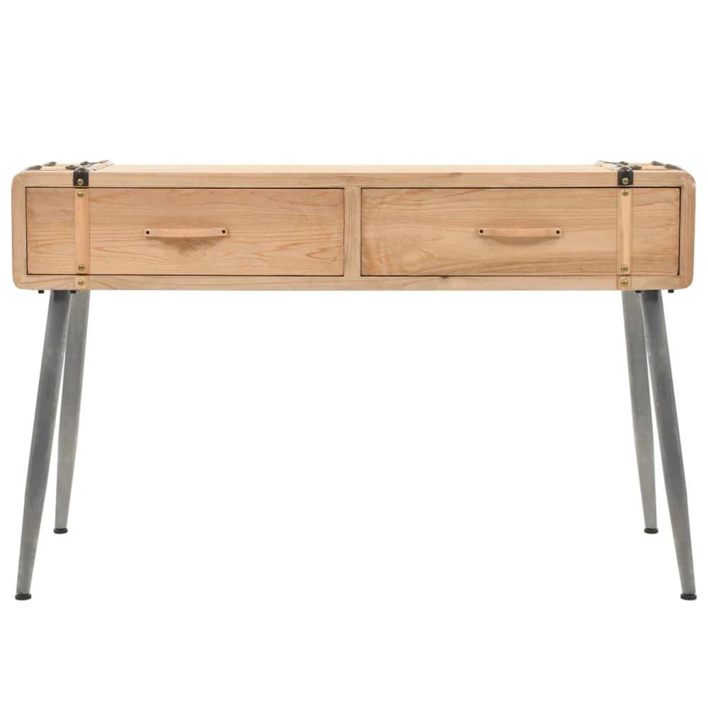 vidaXL Console Table vidaXL Solid Fir Wood 115x40.5x76 cm - Uncategorized Console Table