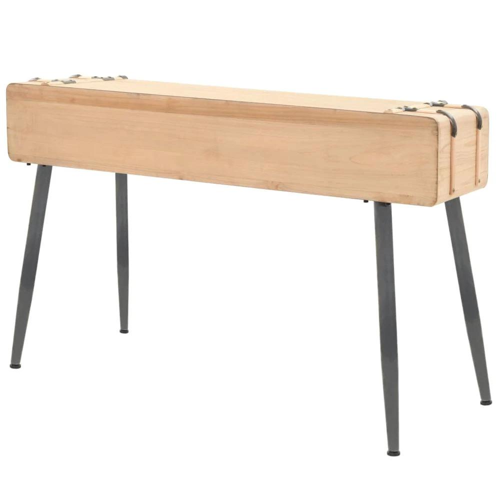 vidaXL Console Table vidaXL Solid Fir Wood 115x40.5x76 cm - Uncategorized Console Table