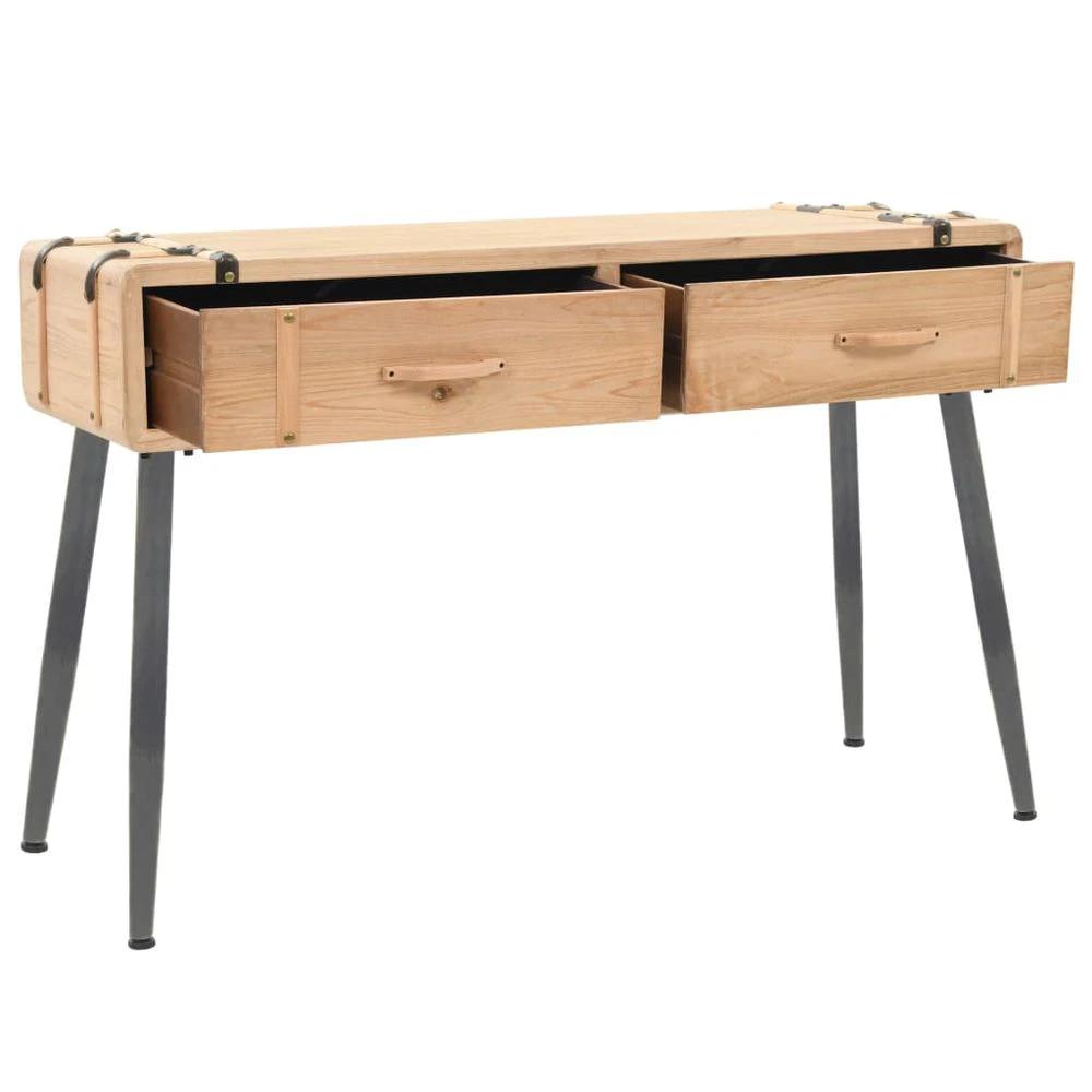 Console Table vidaXL Solid Fir Wood 115x40.5x76 cm by vidaXL