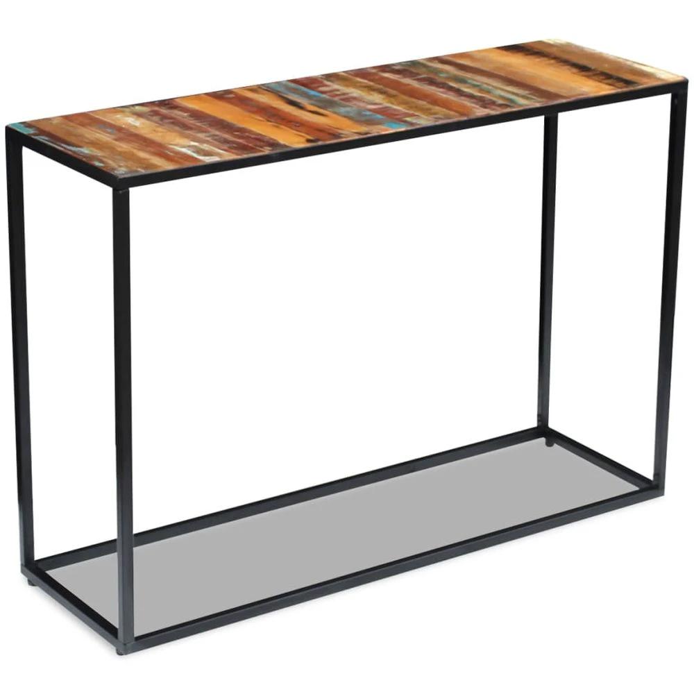 vidaXL Console Table vidaXL Solid Reclaimed Wood 110x35x76 cm - Uncategorized Console Table