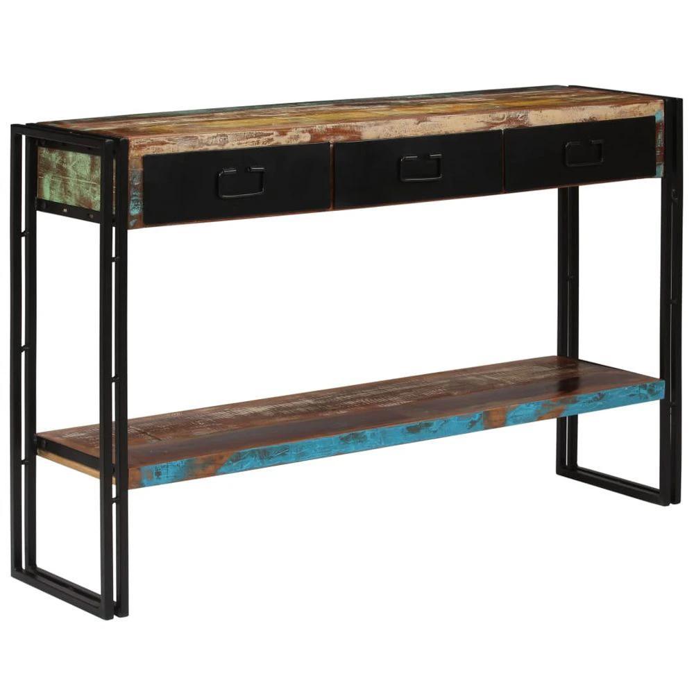 Console Table vidaXL Solid Reclaimed Wood 120x30x76 cm by vidaXL
