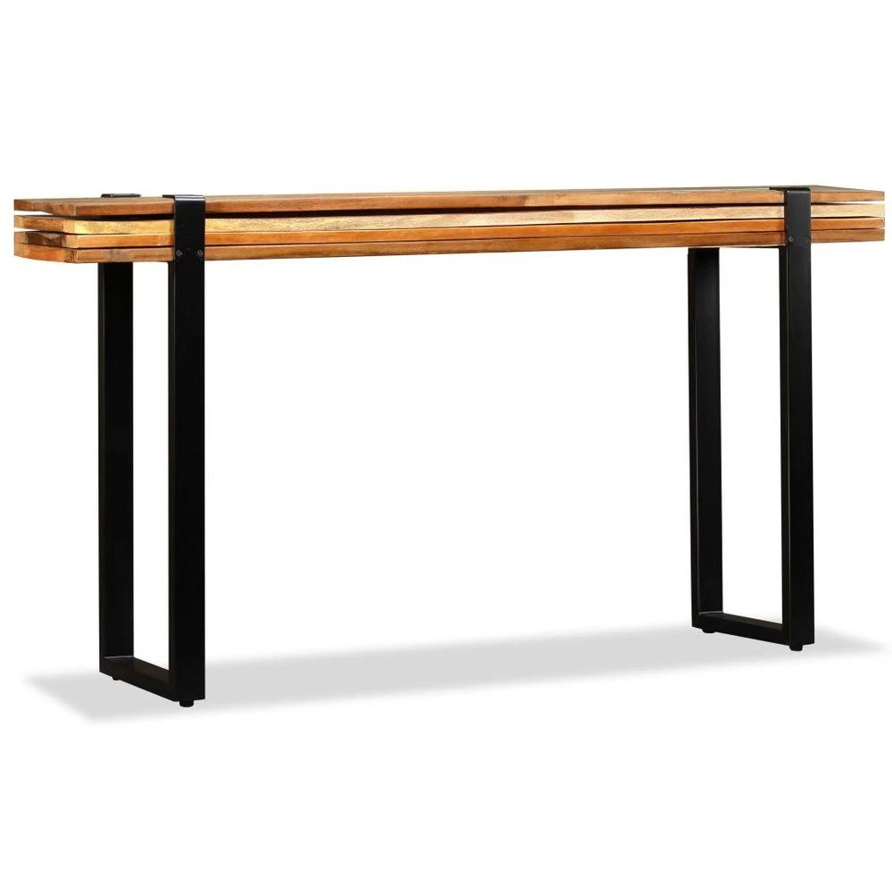 Console Table vidaXL Solid Reclaimed Wood Adjustable by vidaXL