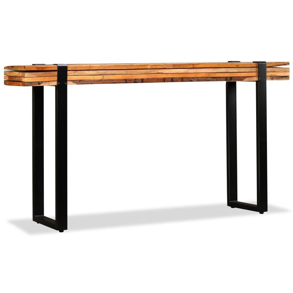 Console Table vidaXL Solid Reclaimed Wood Adjustable by vidaXL