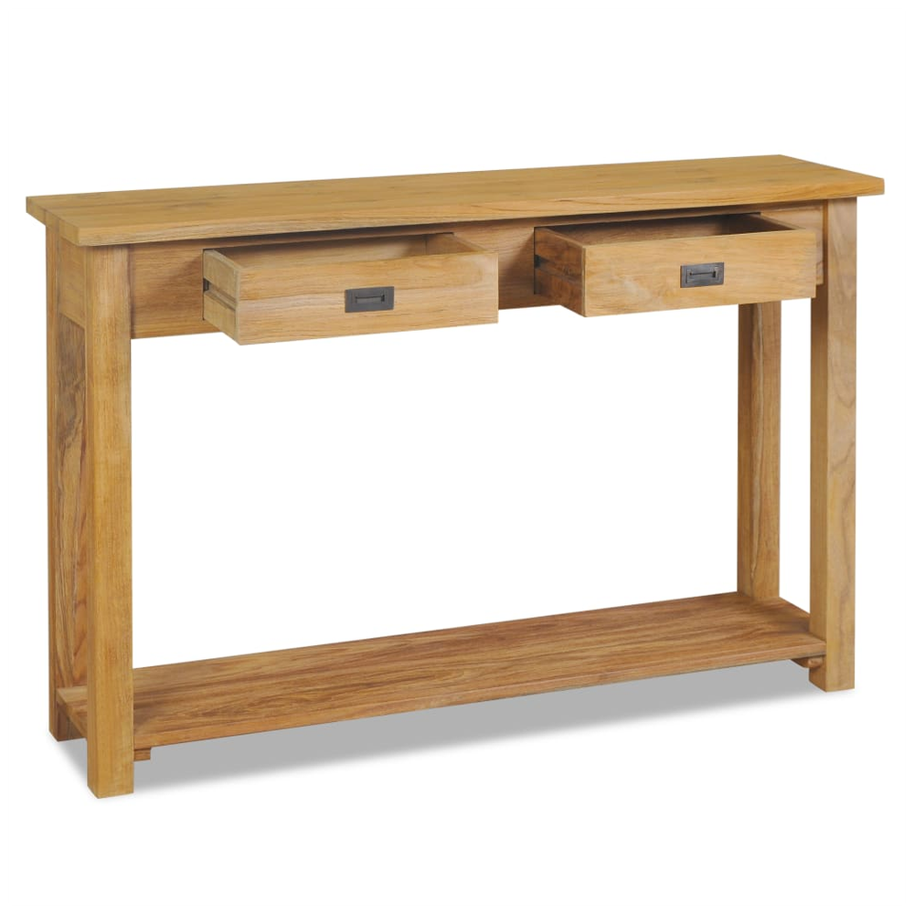 Console Table vidaXL Solid Teak 120x30x80 cm by vidaXL