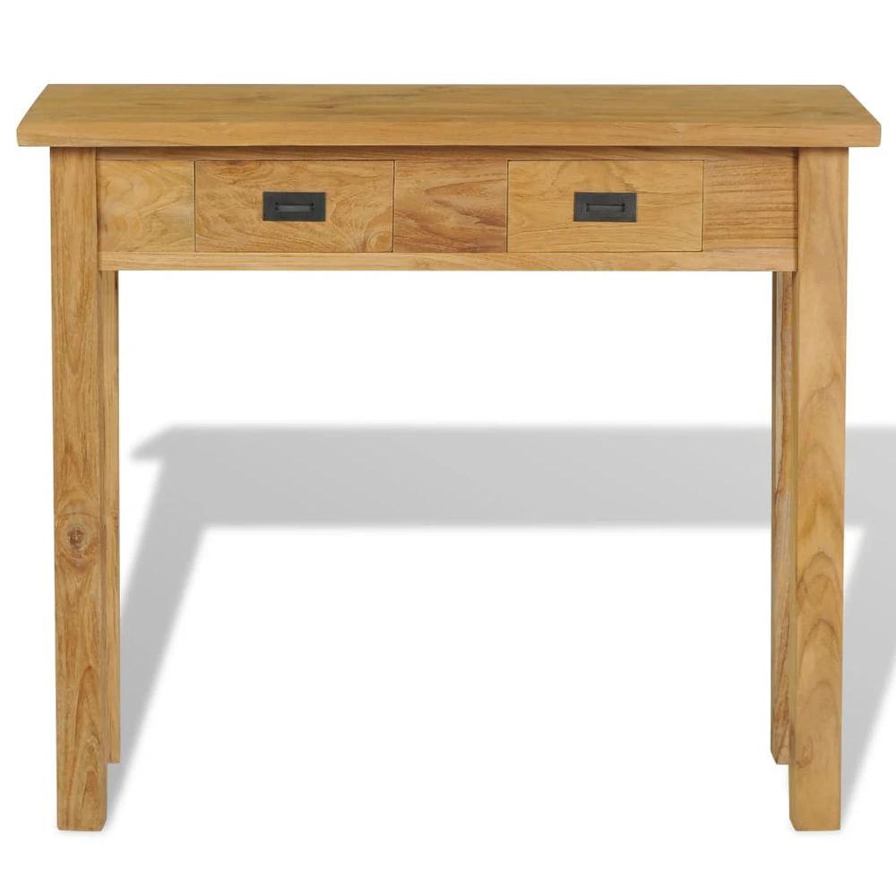 Console Table vidaXL Solid Teak 90x30x80 cm by vidaXL