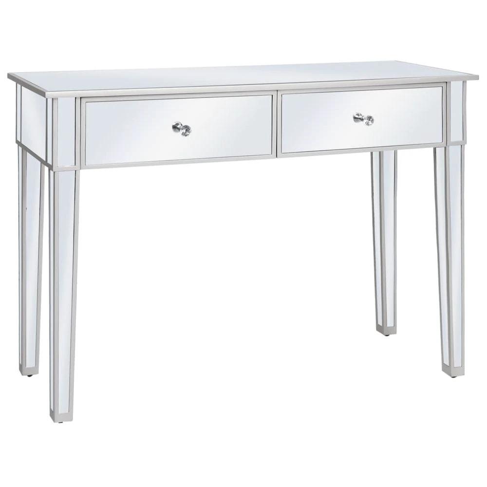 Mirrored Console Table vidaXL MDF and Glass 106.5x38x76.5 cm by vidaXL