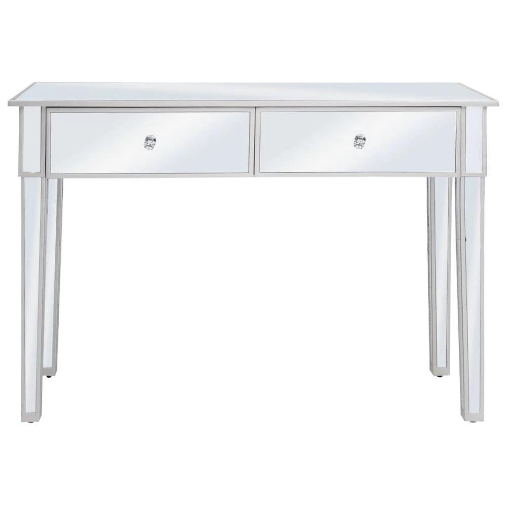 Mirrored Console Table vidaXL MDF and Glass 106.5x38x76.5 cm by vidaXL