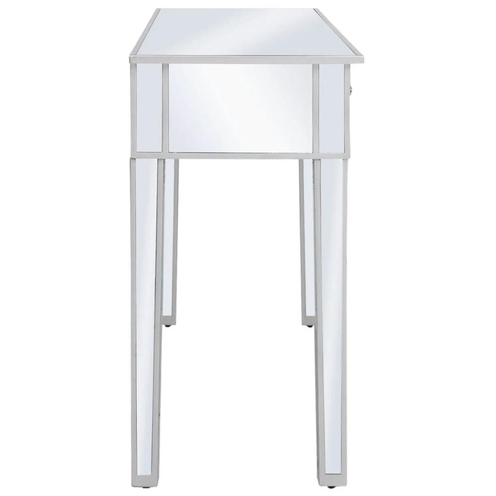 Mirrored Console Table vidaXL MDF and Glass 106.5x38x76.5 cm by vidaXL