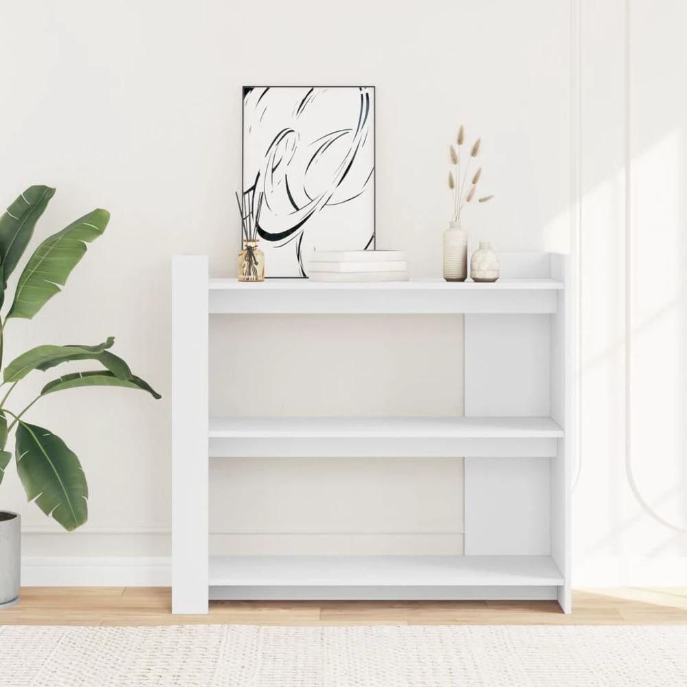 Console Table vidaXL White 100x35x90 cm Engineered Wood by vidaXL