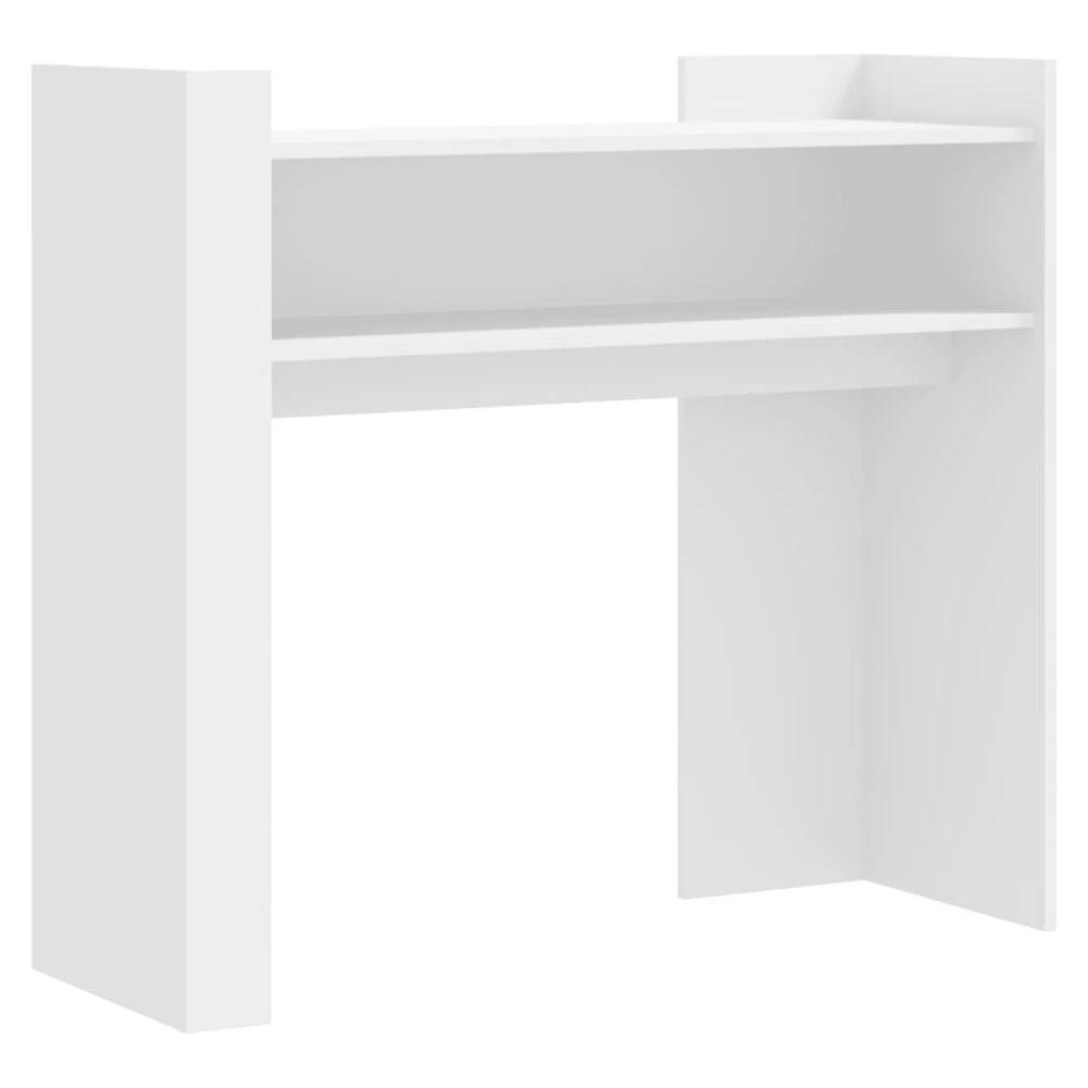 vidaXL Console Table vidaXL White 100x35x90 cm Engineered Wood - Uncategorized Console Table