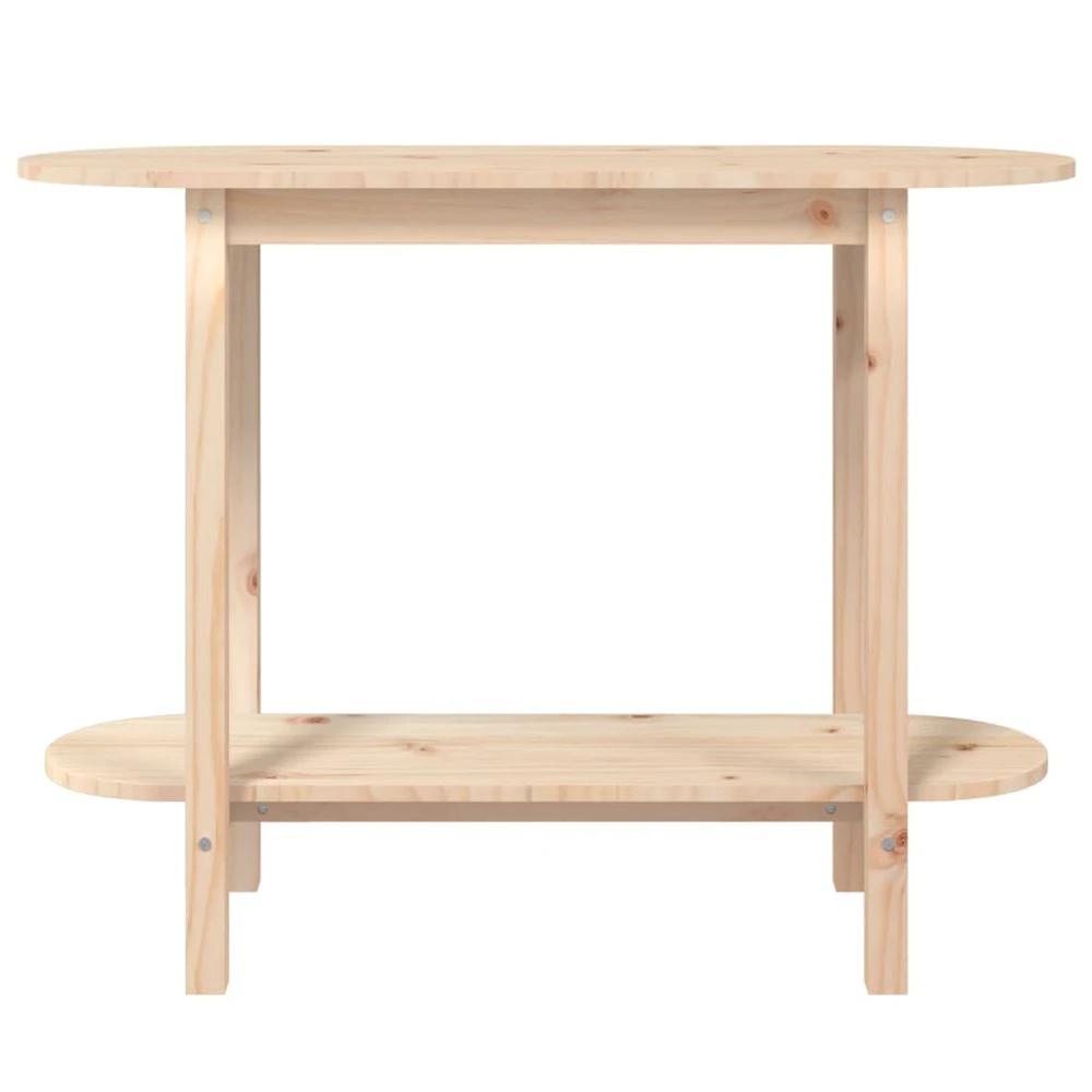 Console Table 110x40x80 cm vidaXL Solid Wood Pine by vidaXL