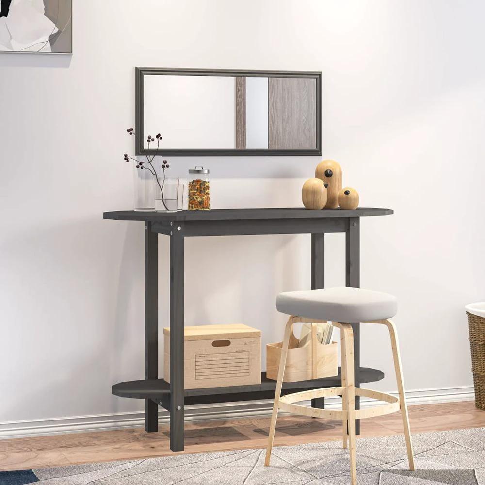 Console Table 110x40x80 cm vidaXL Solid Wood Pine by vidaXL
