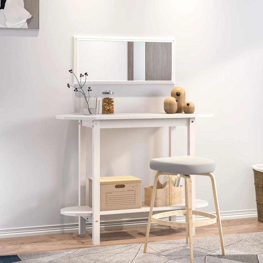 Console Table 110x40x80 cm vidaXL Solid Wood Pine by vidaXL