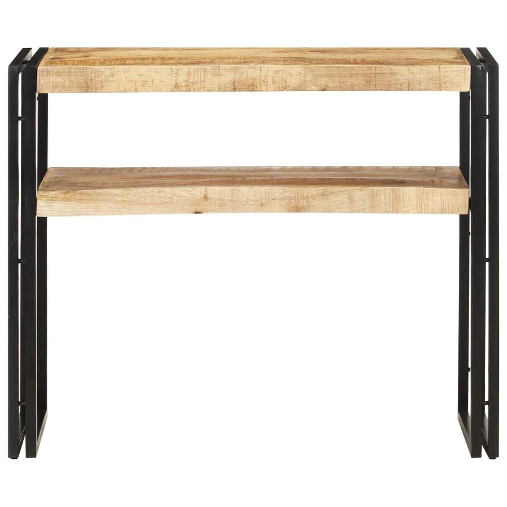 vidaXL Console Table 90x30x75 cm vidaXL Rough Mango Wood - Uncategorized Console Table