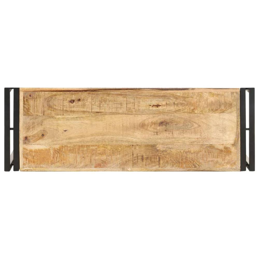 vidaXL Console Table 90x30x75 cm vidaXL Rough Mango Wood - Uncategorized Console Table