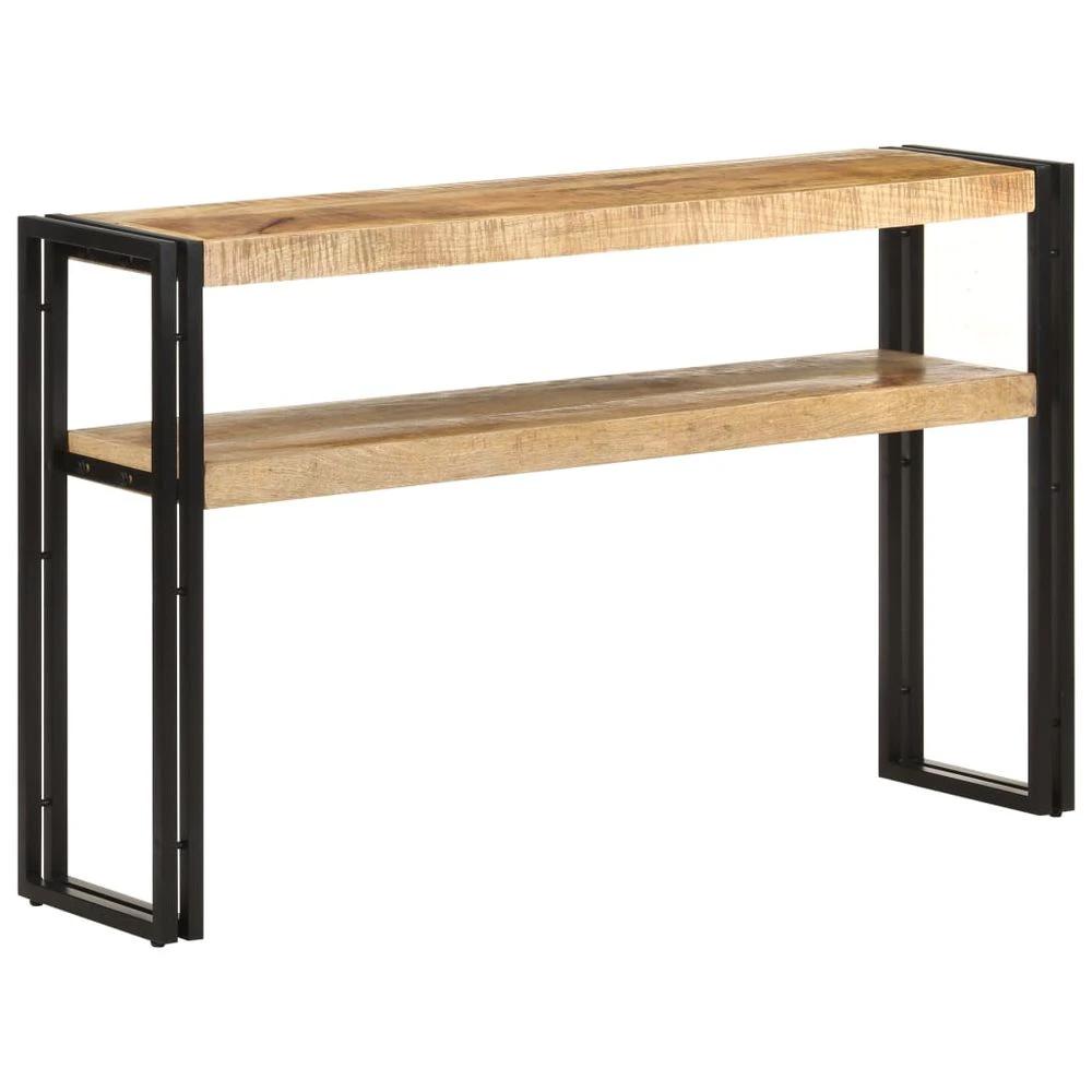 Console Table 90x30x75 cm vidaXL Rough Mango Wood by vidaXL