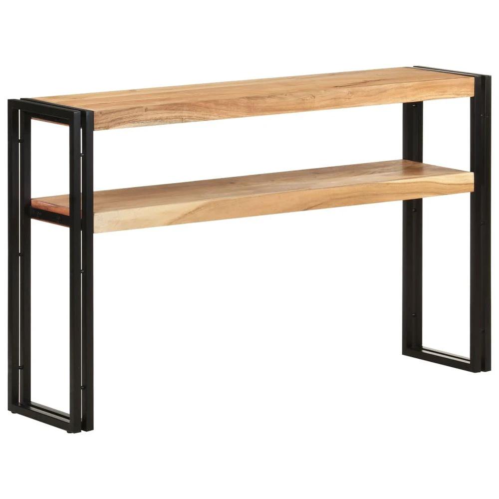 Console Table 90x30x75 cm vidaXL Rough Mango Wood by vidaXL