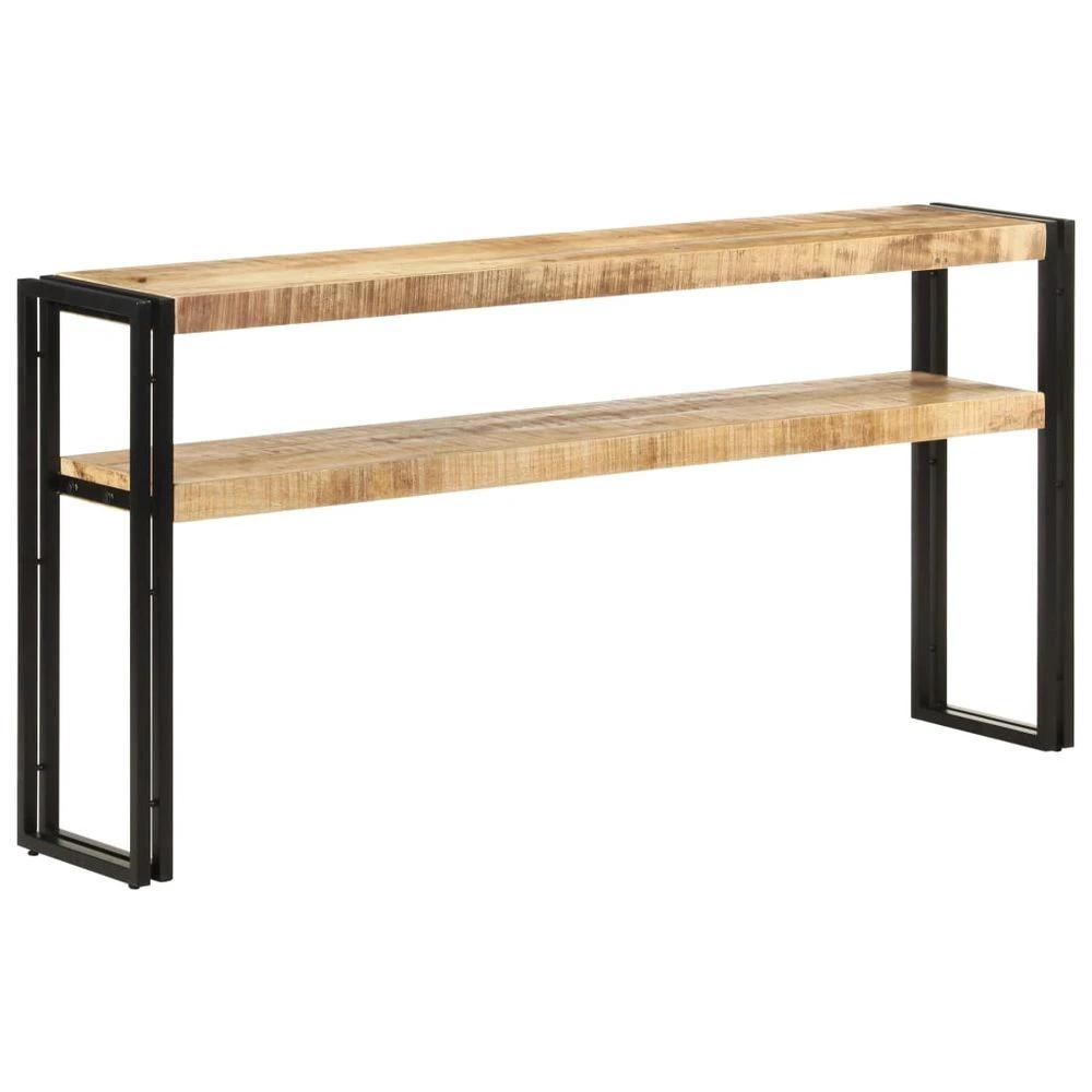 Console Table 90x30x75 cm vidaXL Rough Mango Wood by vidaXL