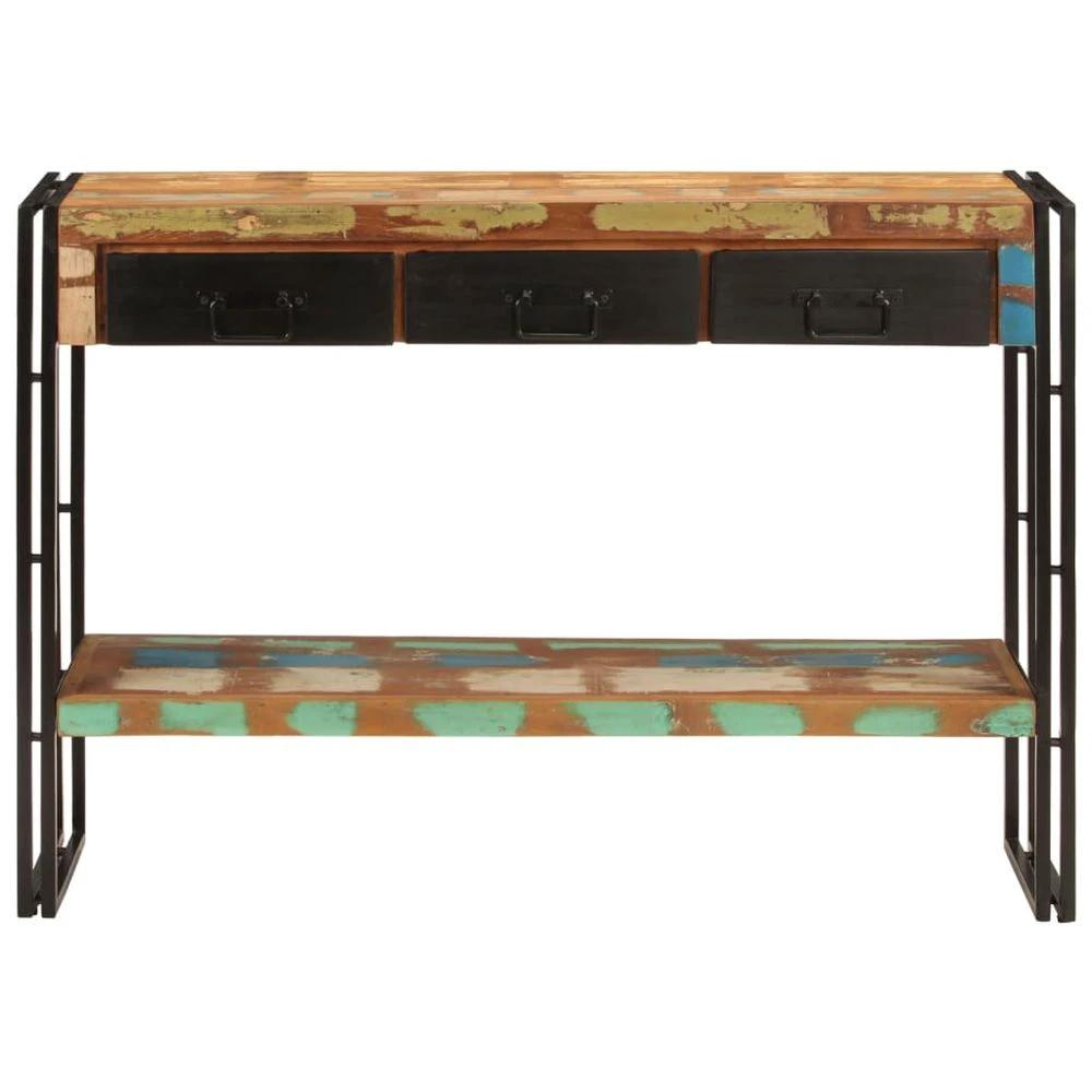 Console Table 110x30x76 cm vidaXL Solid Wood Reclaimed by vidaXL