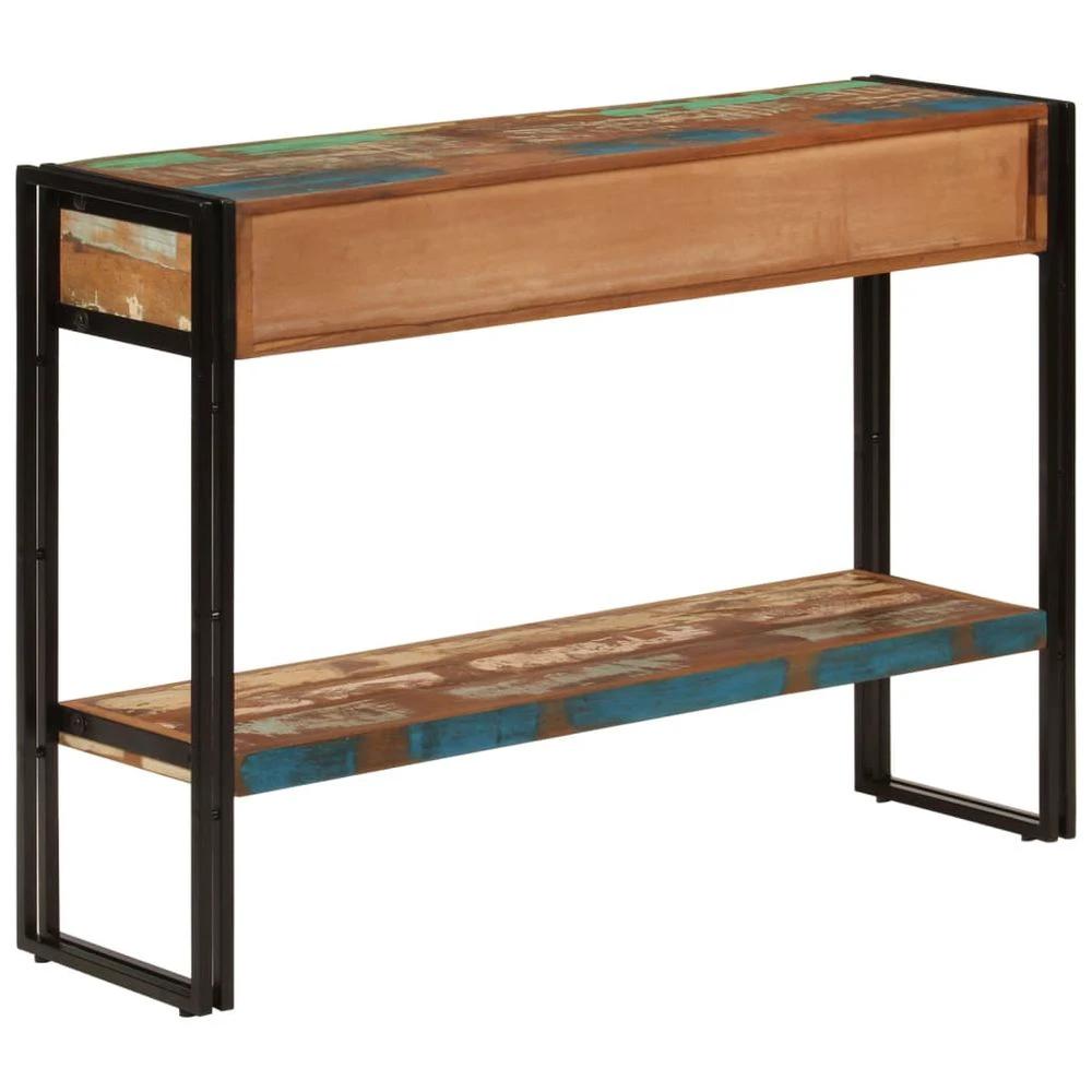 Console Table 110x30x76 cm vidaXL Solid Wood Reclaimed by vidaXL