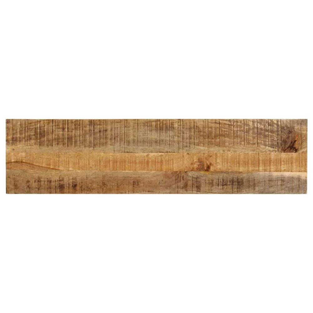 Console Table 120x30x75 cm vidaXL Rough Mango Wood by vidaXL