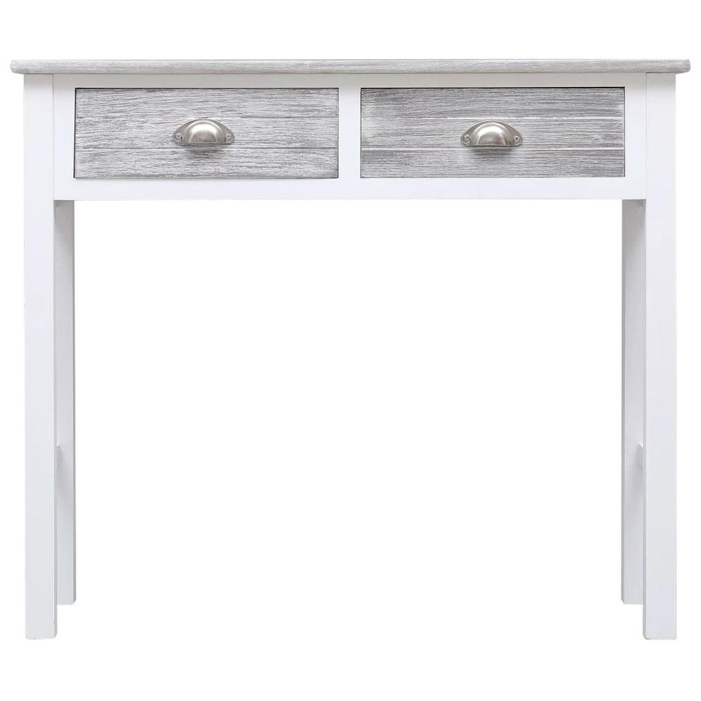 vidaXL Console Table Grey 90x30x77 cm vidaXL Wood - Uncategorized Console Table