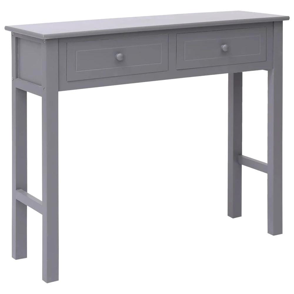 Console Table Grey 90x30x77 cm vidaXL Wood by vidaXL
