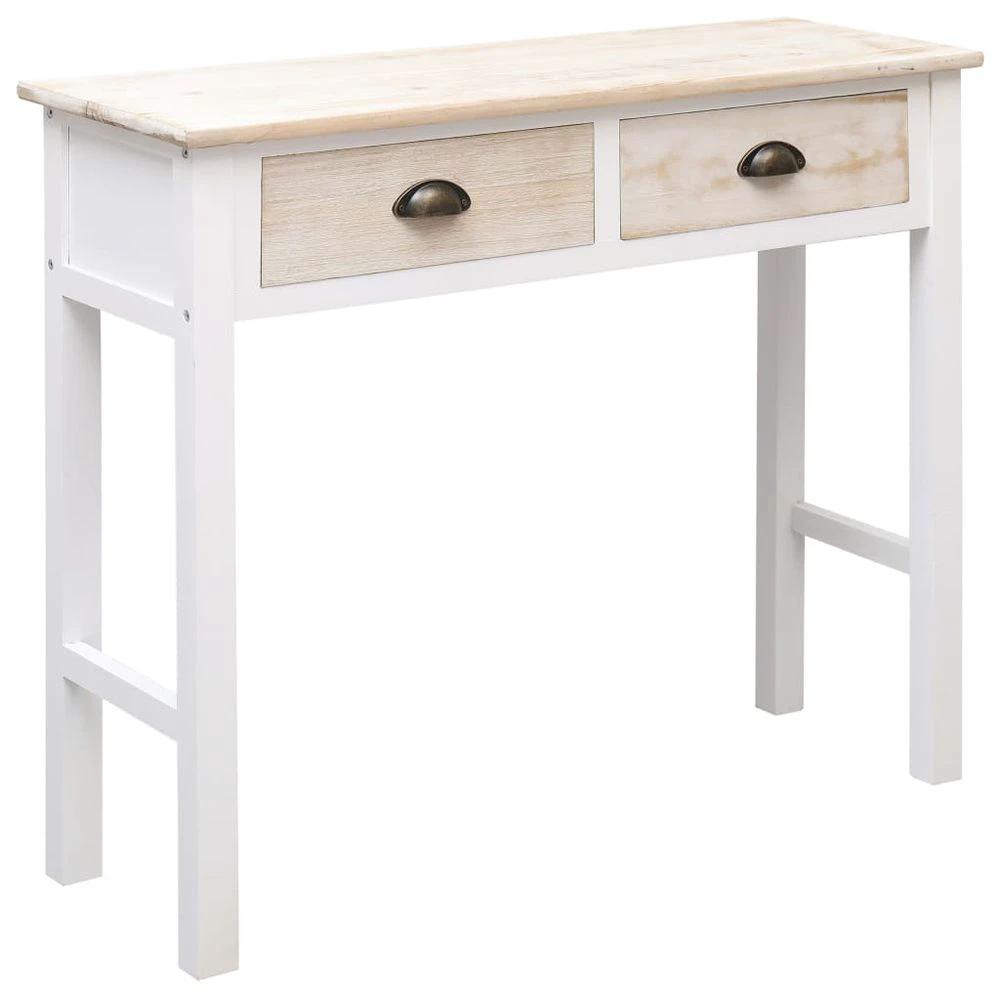 Console Table Grey 90x30x77 cm vidaXL Wood by vidaXL
